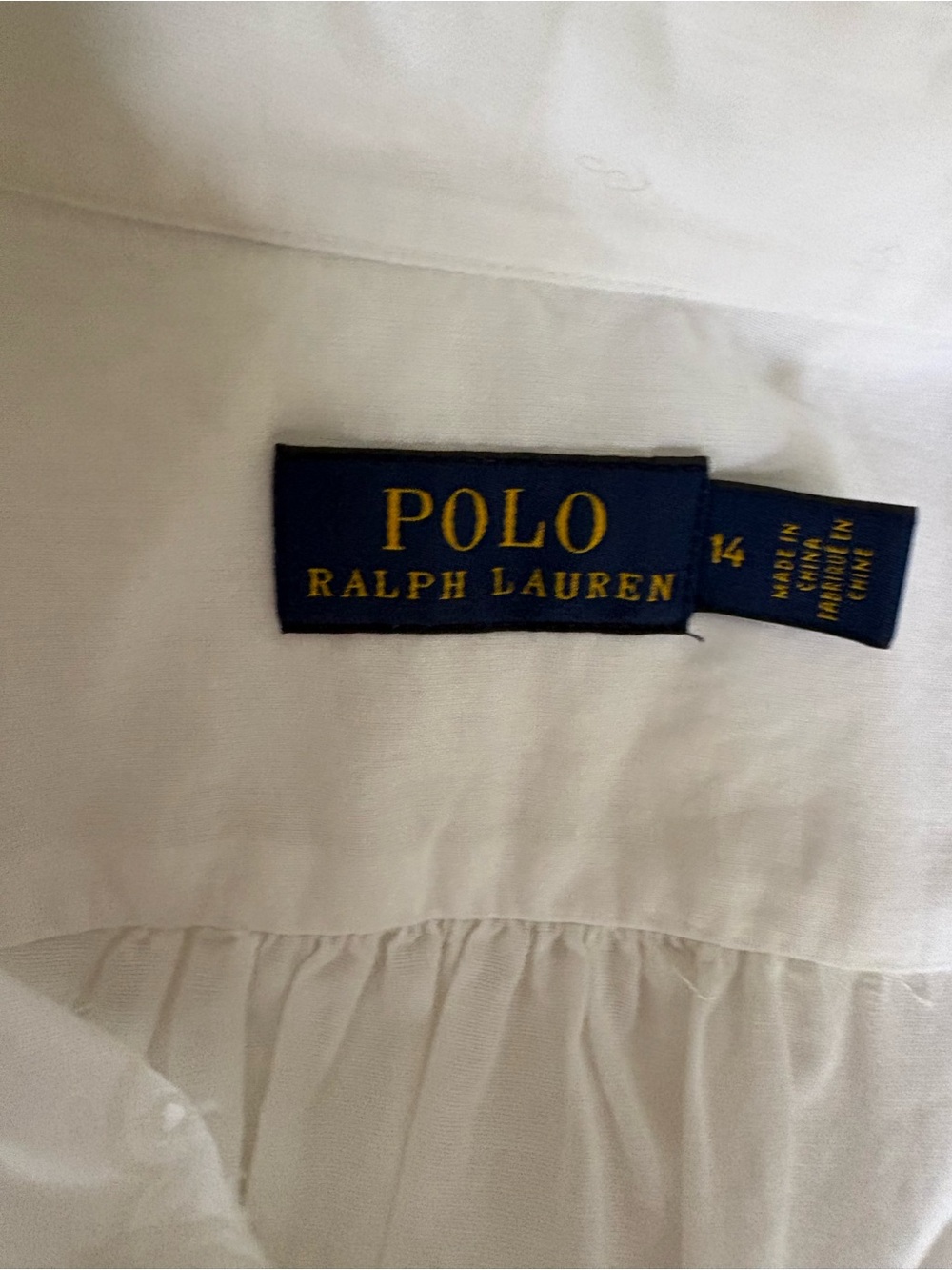 Polo Ralph Lauren White Eyelet Lace Button-Up Blouse - Picture 9 of 9